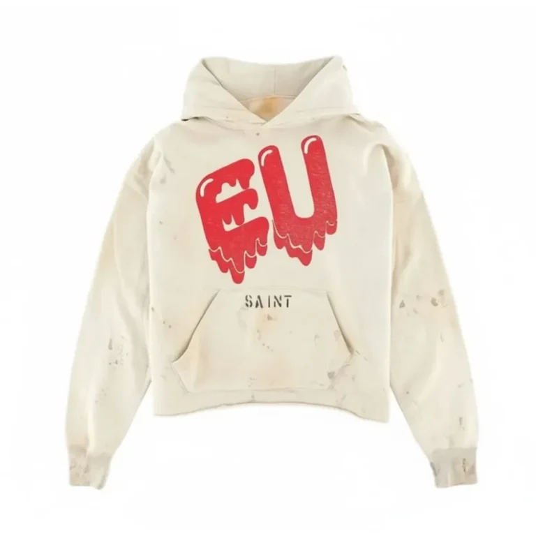 Beige Saint Michael x Emotionally Unavailable Hoodie Beige Saint Michael x Emotionally Unavailable Hoodie