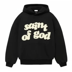 Black Fear of God x Saint Mxxxxxx Saint of God Hoodie
