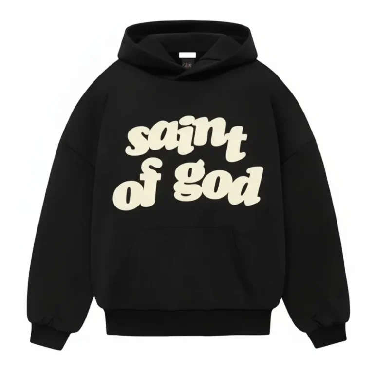 Black Fear of God x Saint Mxxxxxx Saint of God Hoodie Black Fear of God x Saint Mxxxxxx Saint of God Hoodie