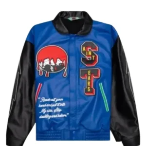 Denim Tears Holy Grail Varsity Saint Tears Jacket