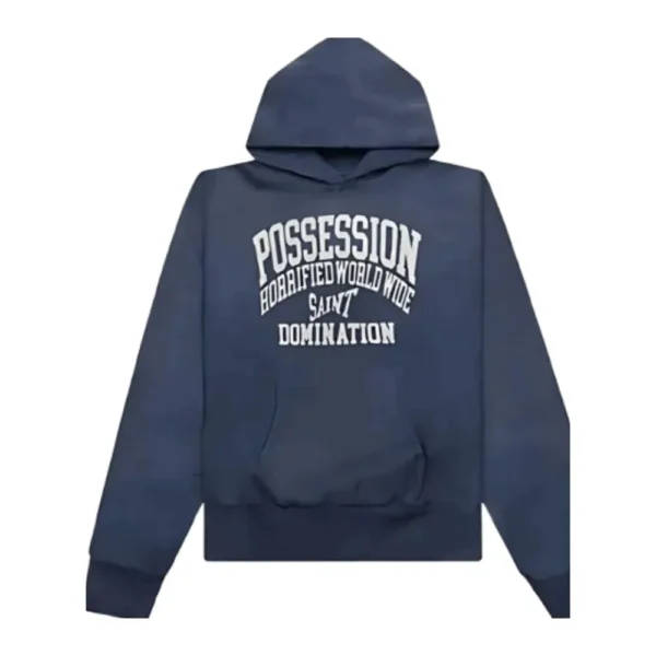 Navy Saint Michael Possession Hoodie Navy Saint Michael Possession Hoodie