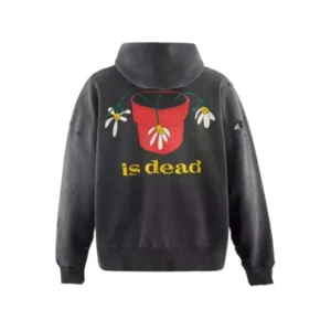 SAINT MXXXXXX x de la soul distressed graphic hoodie back