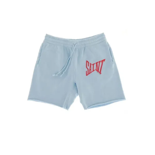 Saint Mxxxxxx Logo Sweat Shorts Blue Saint Mxxxxxx Logo Sweat Shorts Blue