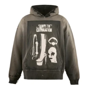 Saint Michael graphic hoodie