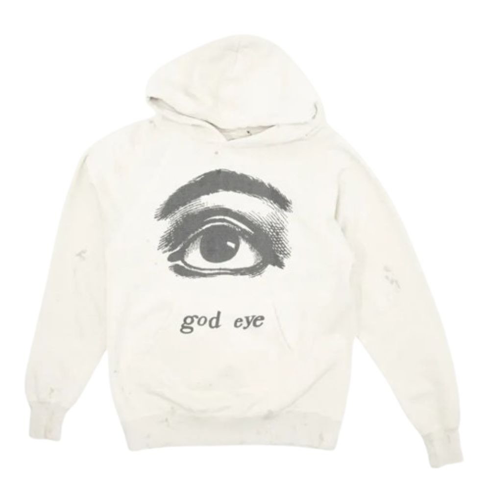 White Saint Mxxxxxx God Eye Pullover Hoodie White Saint Mxxxxxx God Eye Pullover Hoodie